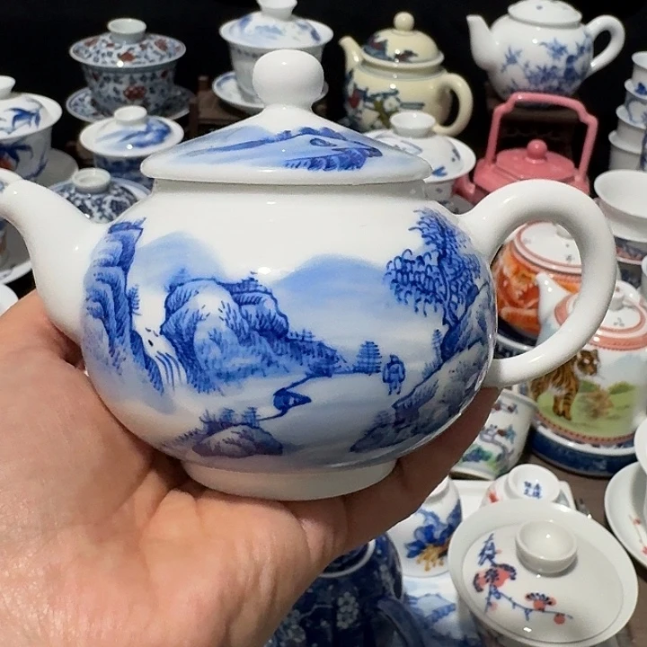景德镇手工手绘壶
