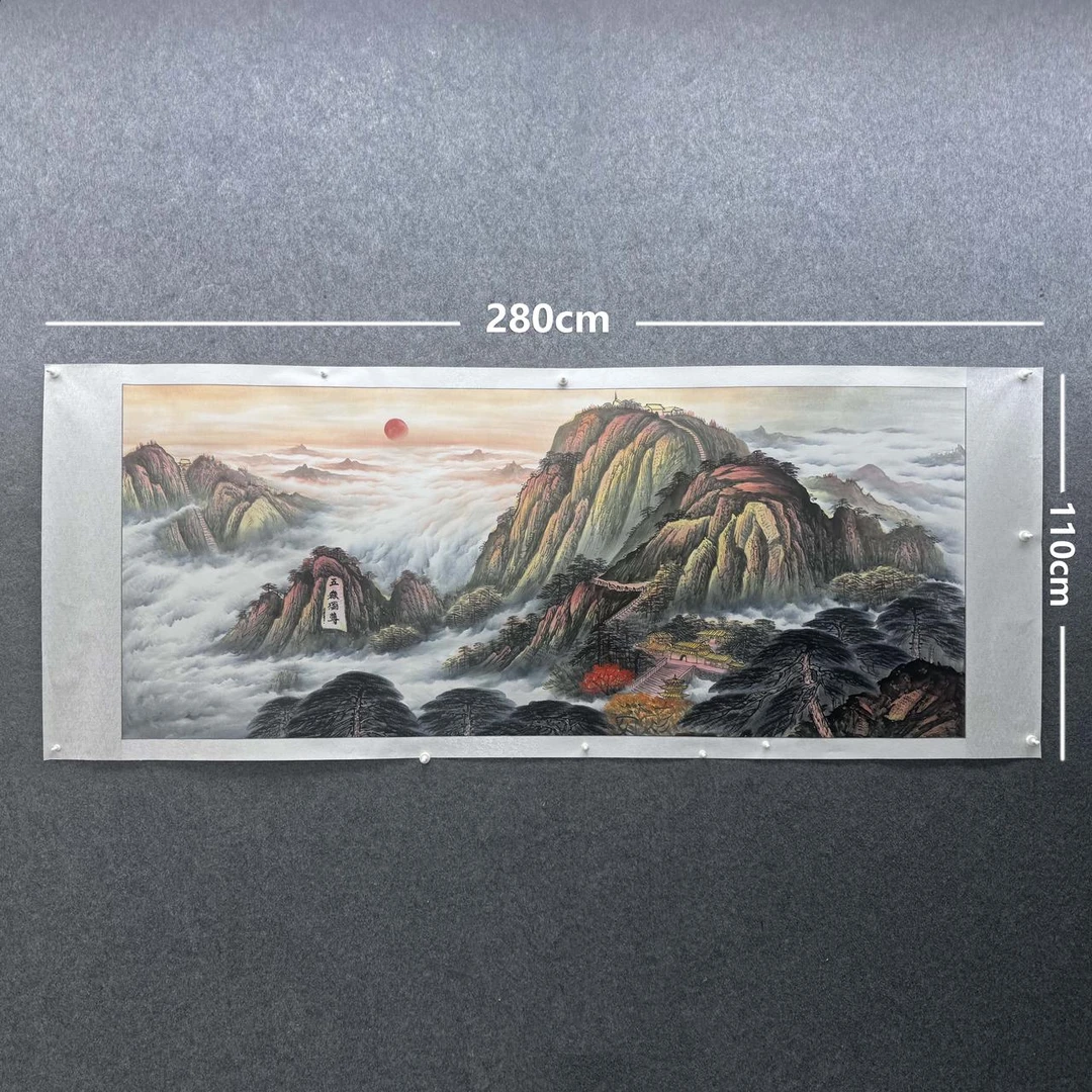 【山水画】欧阳宾亲笔280cm*110cm手绘（30）