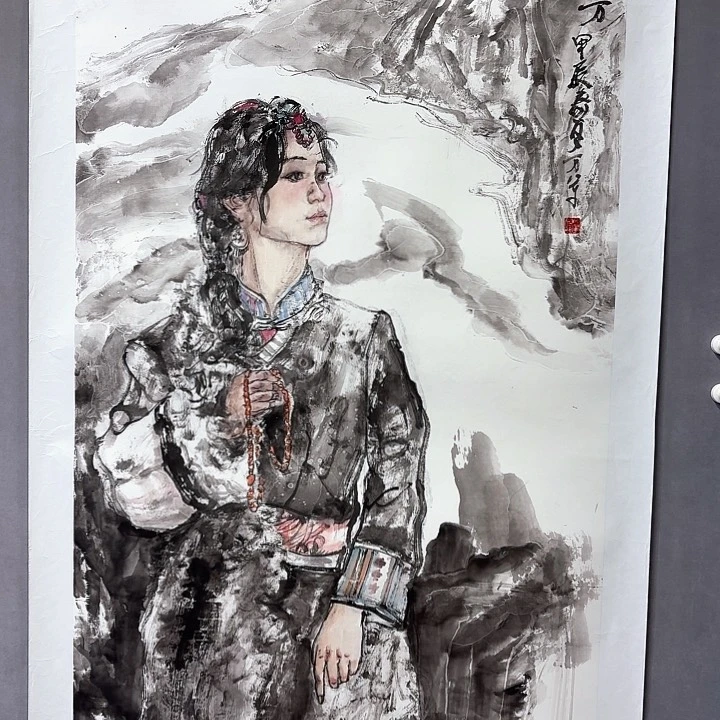 国画亲笔手绘放心去藏