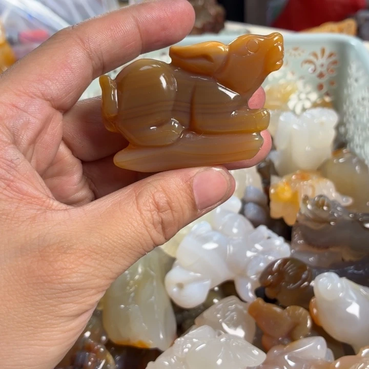 玛瑙/玉髓未镶嵌吊坠(不含链)