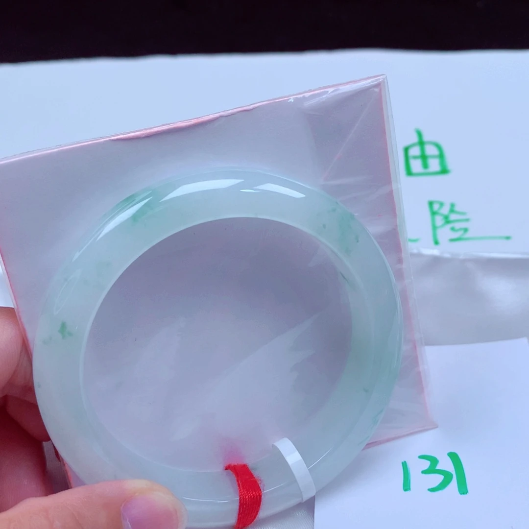 未镶嵌手镯翡翠缅甸天然A货翡翠手镯57.3