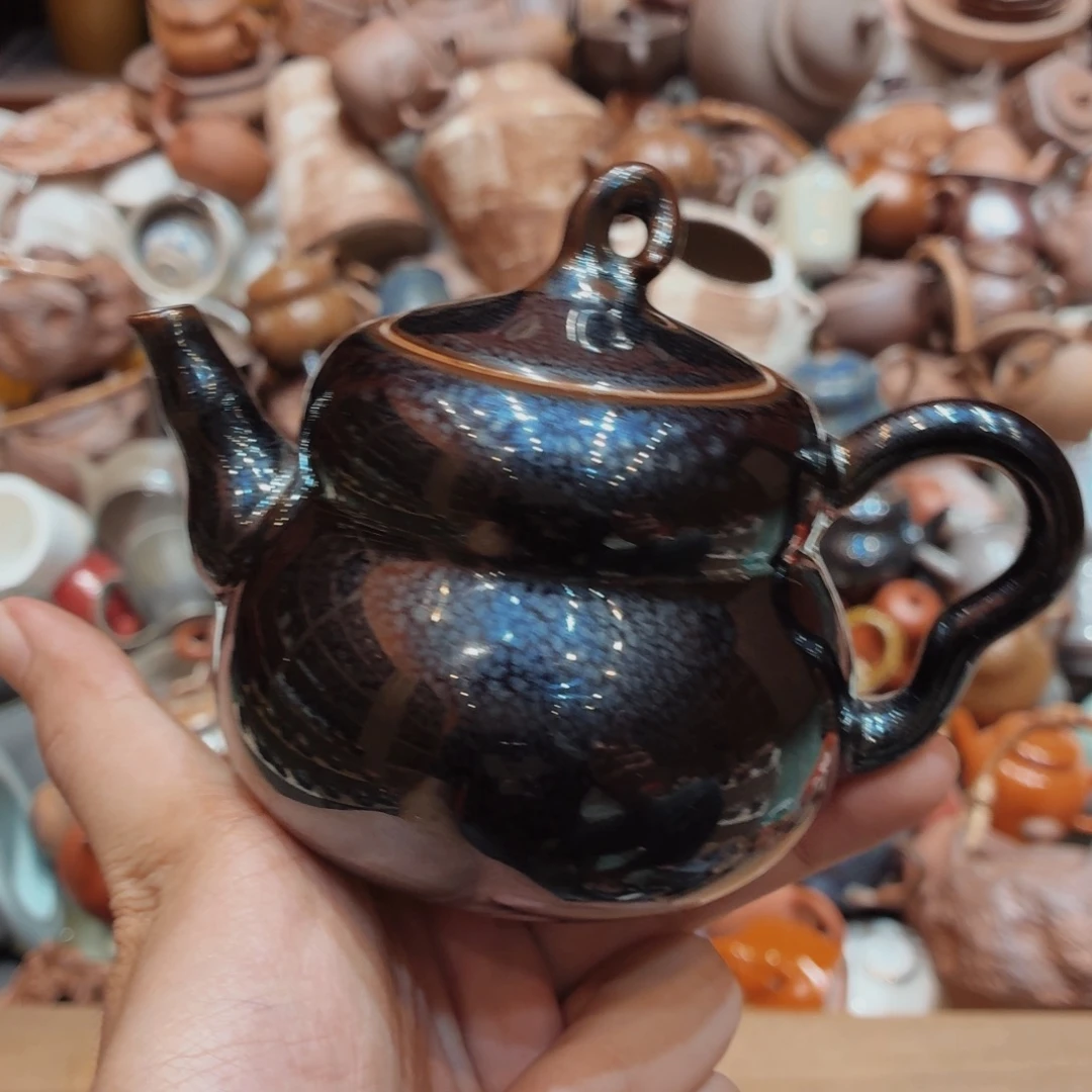 柴烧老岩泥高温茶器皿