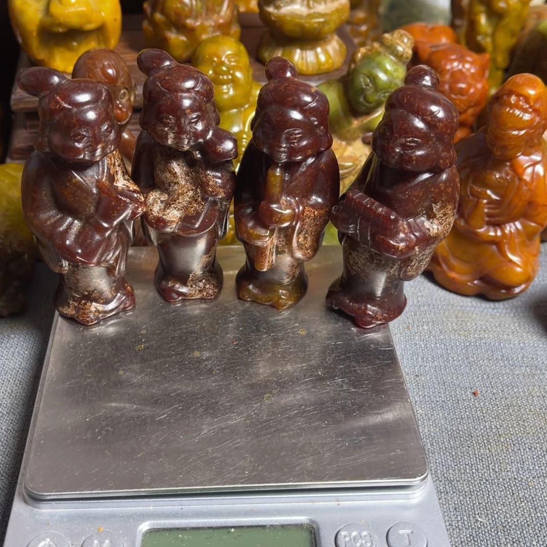 蛇纹石玉合金颈饰