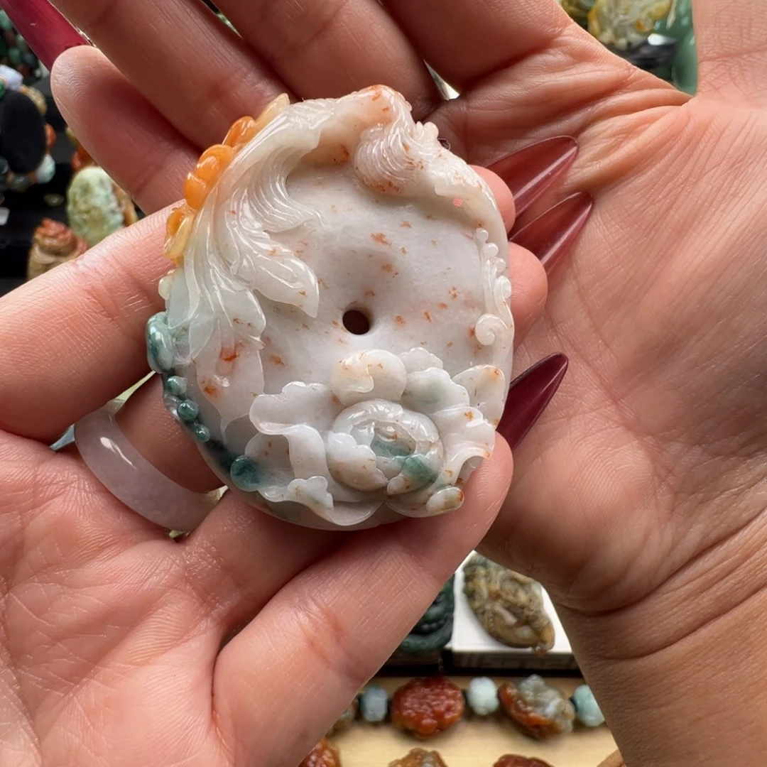 未镶嵌挂件翡翠天然缅甸