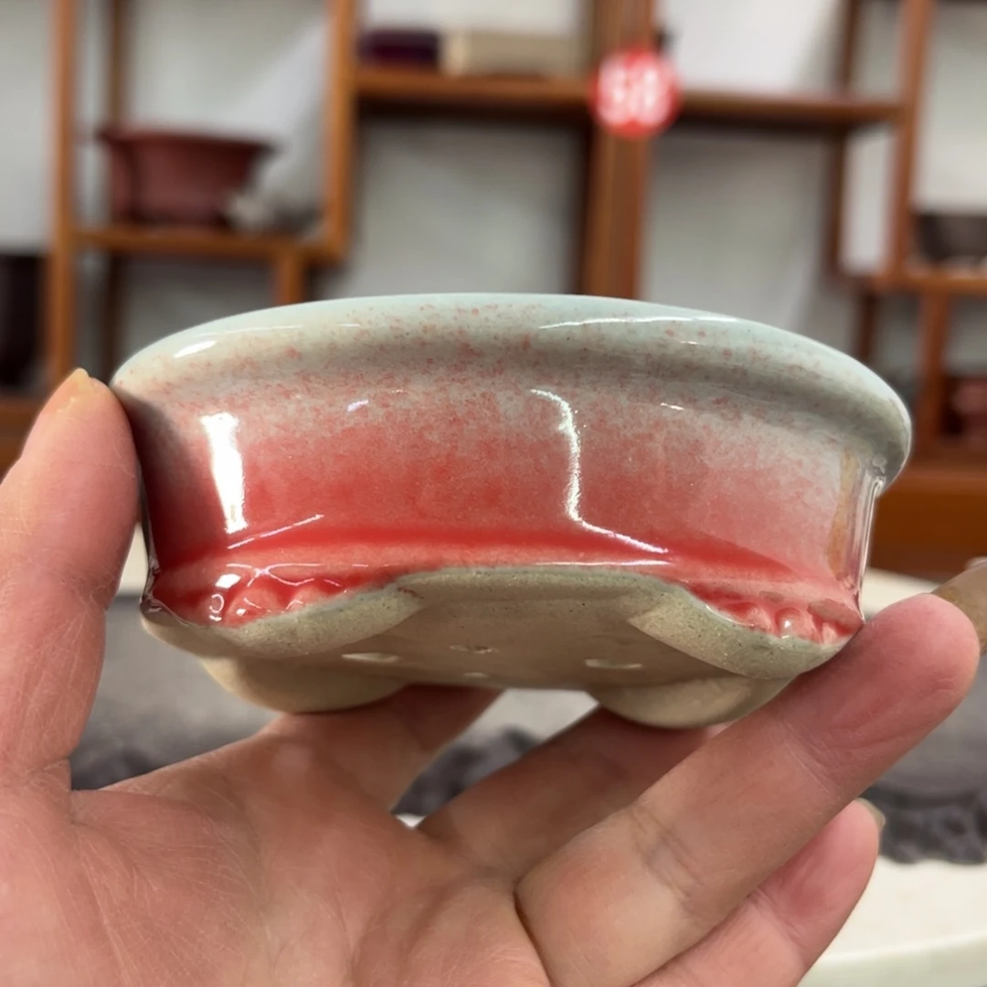 紫砂花盆瑕疵3.5-10-8。。。