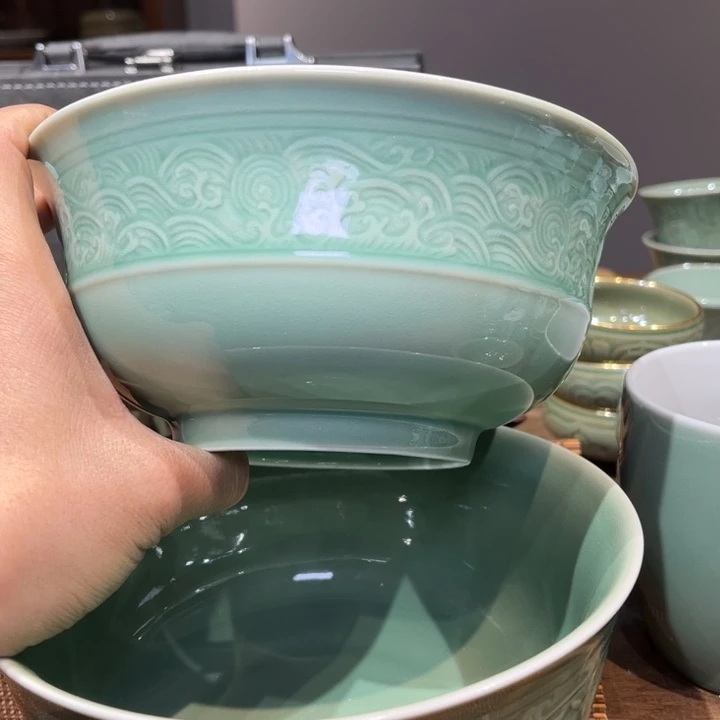 微瑕 7 英寸海浪碗 1 只