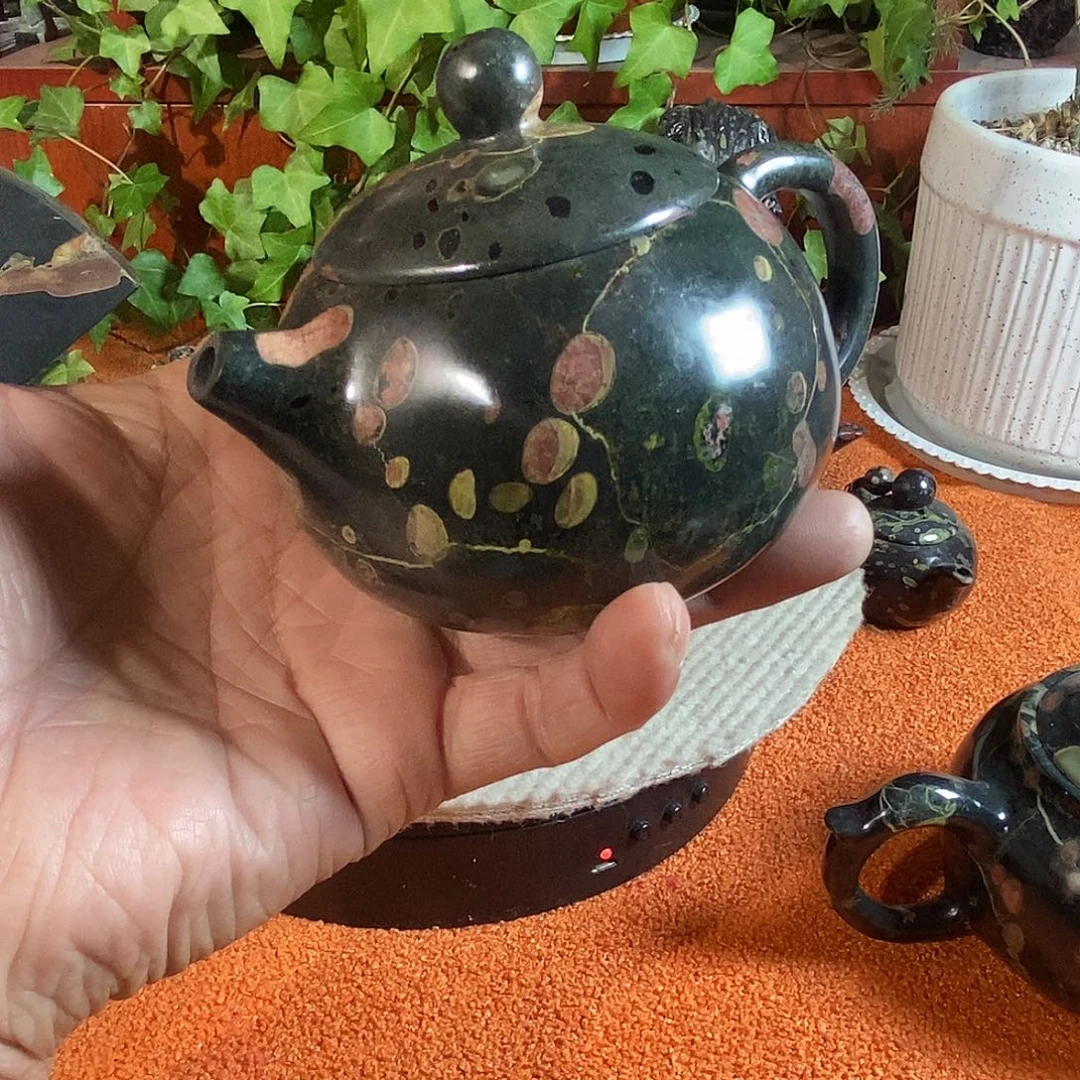 奢上奢梅花玉茶壶茶杯