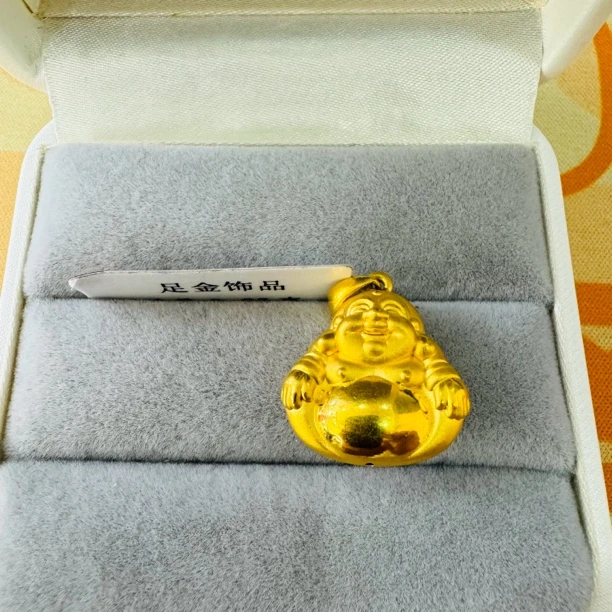 【莹莹专享】足金999饰品 大肚佛 2.27 GP