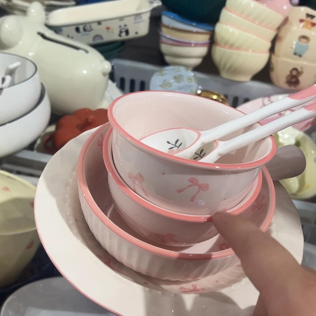 瓷片蝴蝶结6件套正品