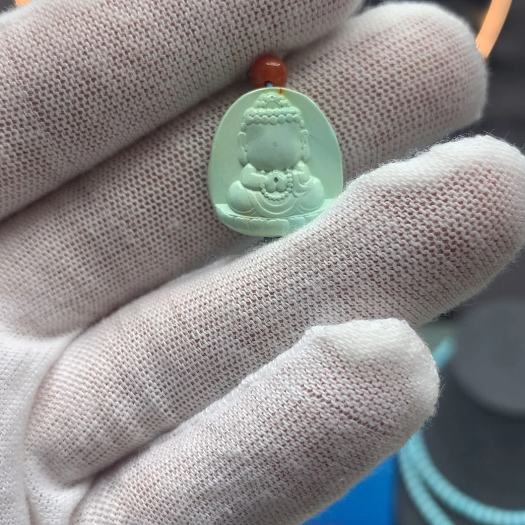 绿松石挂件未镶嵌