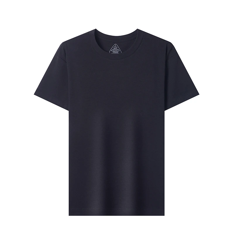 简约通勤休闲短袖上衣纯色圆领打底衫百搭新款半袖户外透气宽松