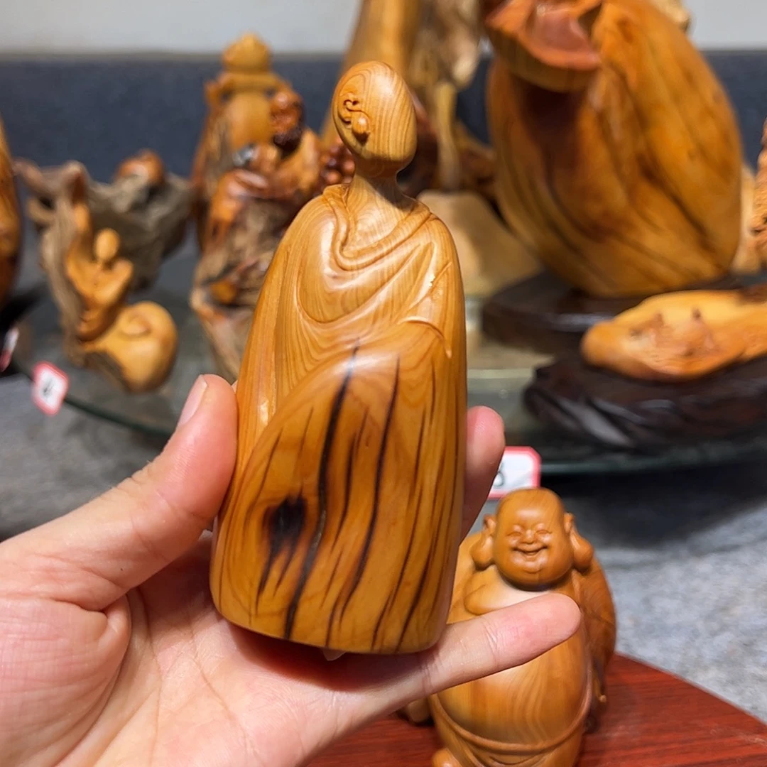 柏木崖柏木手把件摆件