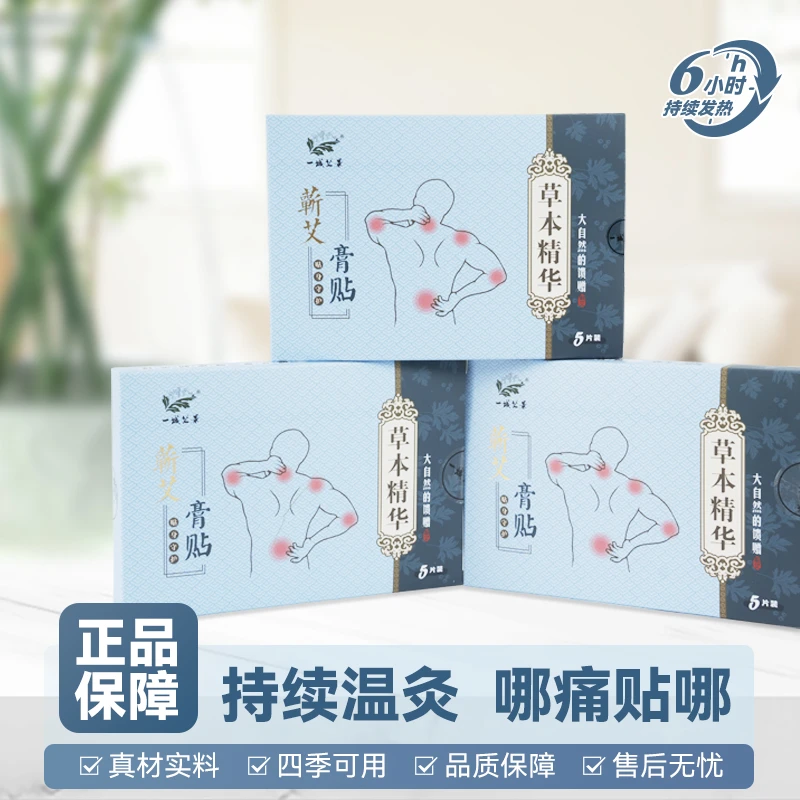 一城艾景蕲艾草本萃取温灸多功能全身多部位透气膏贴热敷持久