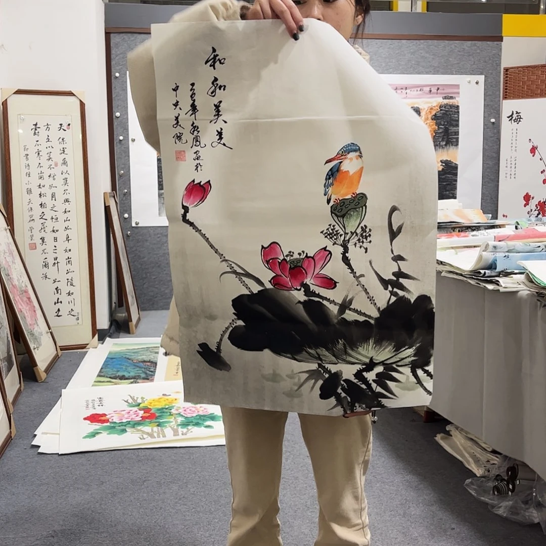 国画HT国画单幅任发46x70