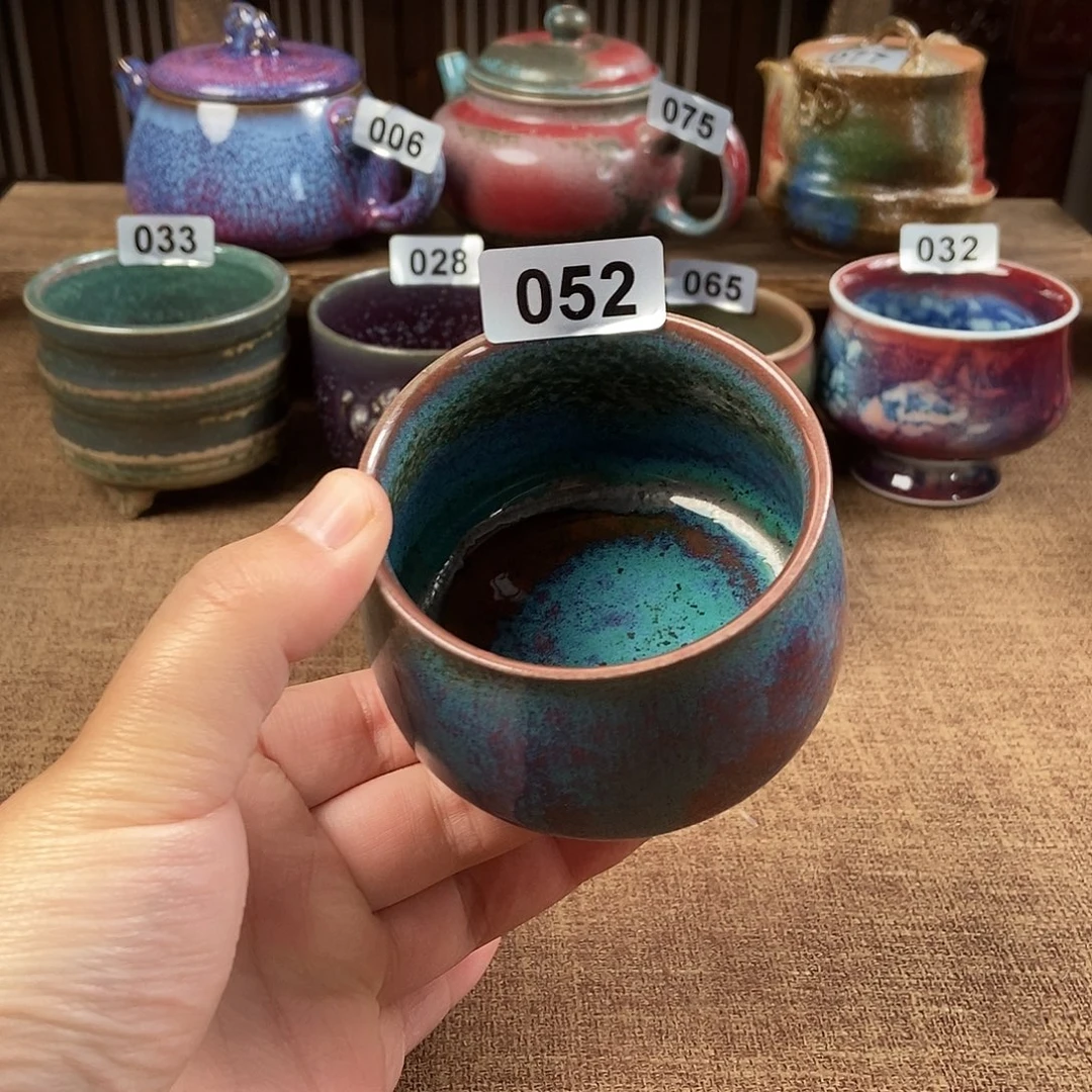 瓷片钧瓷茶壶茶具