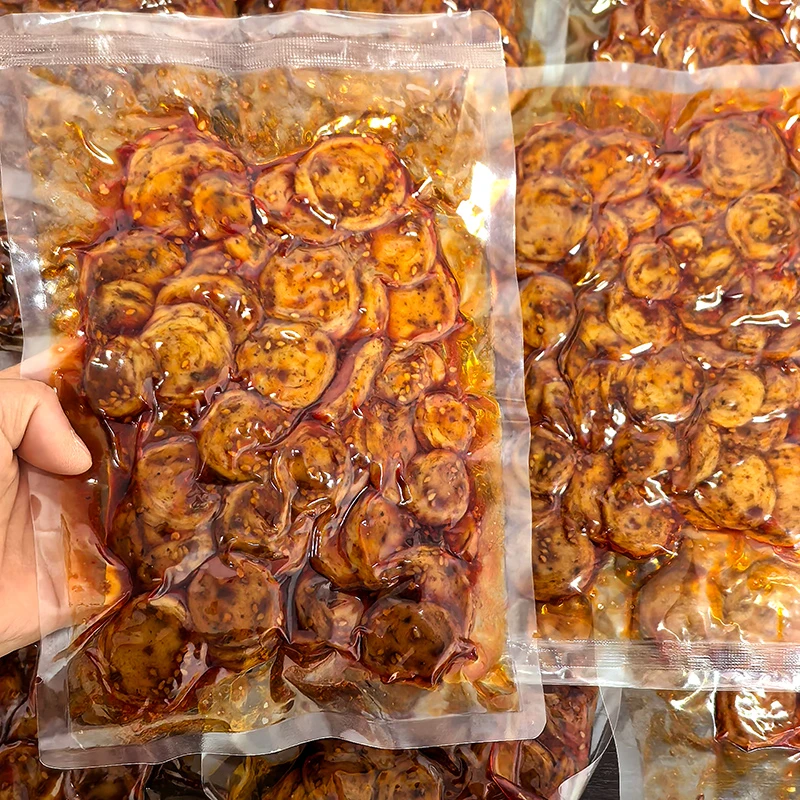 【125gX4袋】烤面筋圈办公室解馋小零食手工面筋片夜宵追剧休闲食品