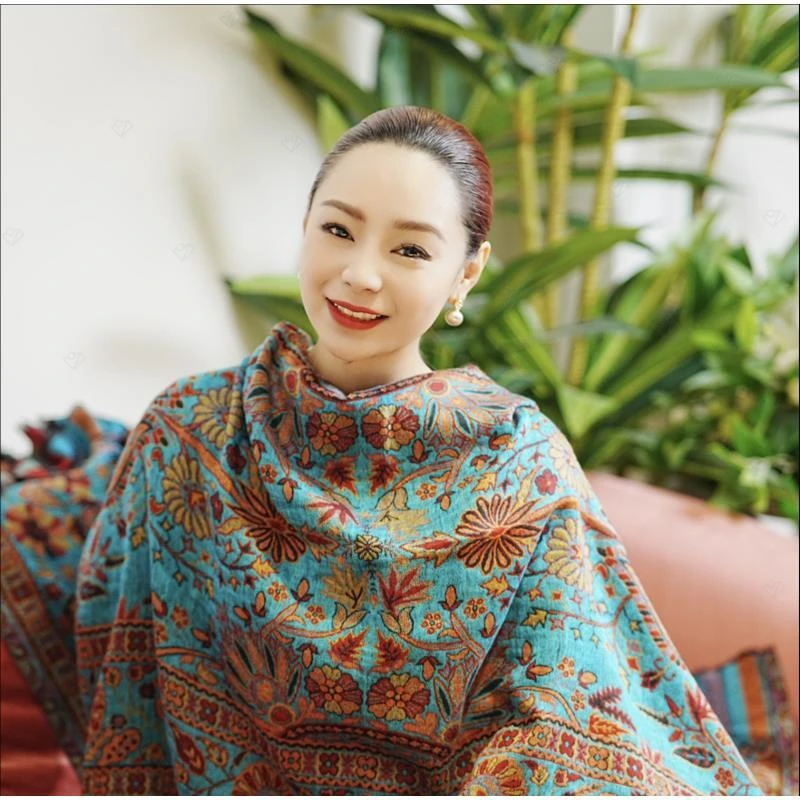 【乐见专属】2百搭时尚长巾单面卡尼围巾披肩 88165