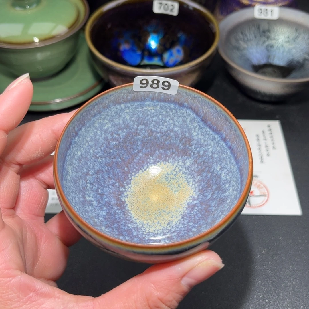 茶盏989 建盏单盏太好看了吧……