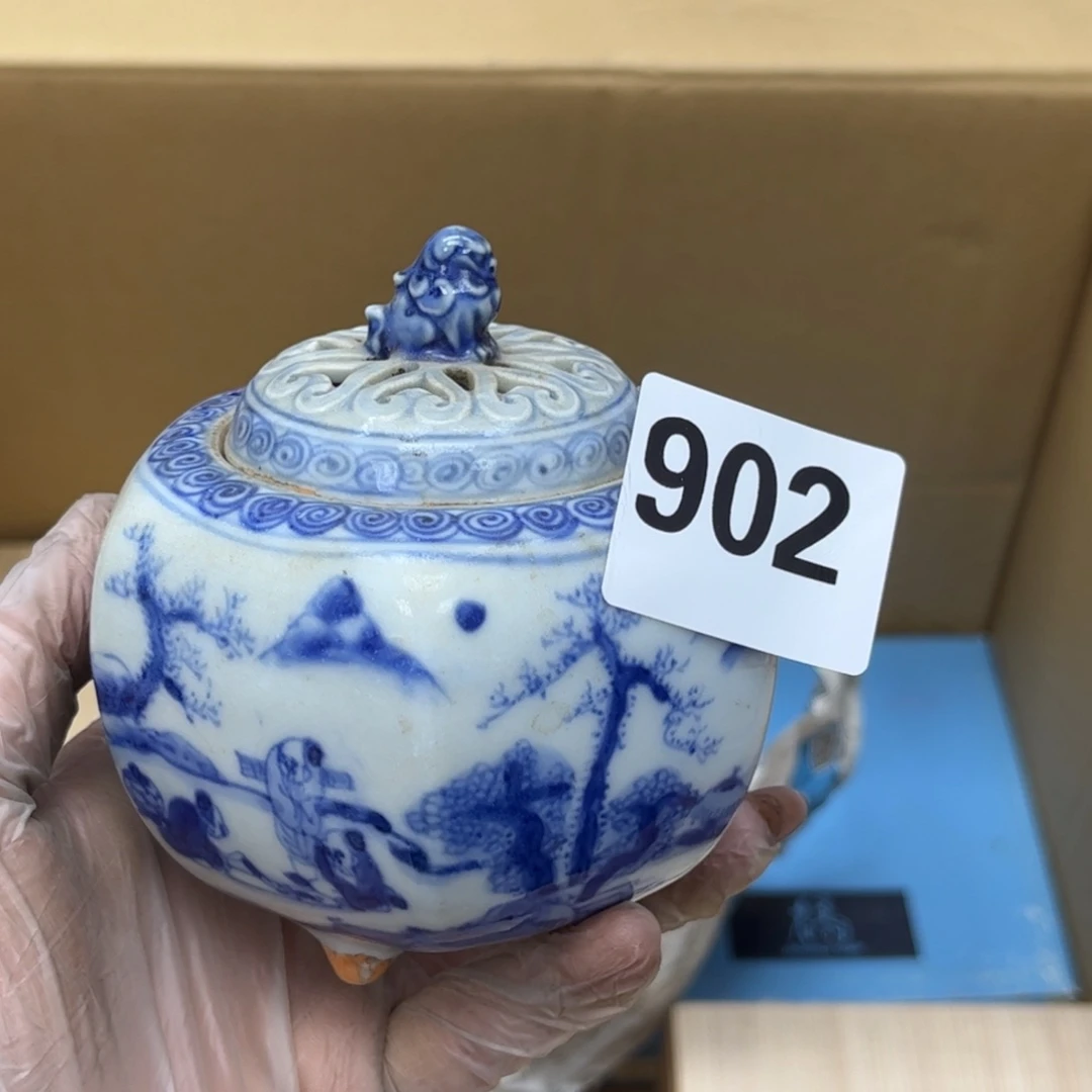 瓷片摆件工艺品摆件666