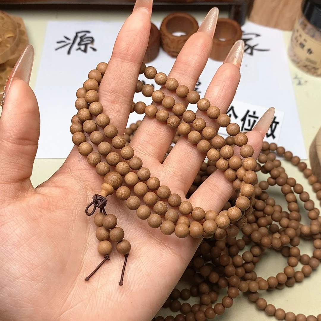 檀香木手串/手链0.6*108黑