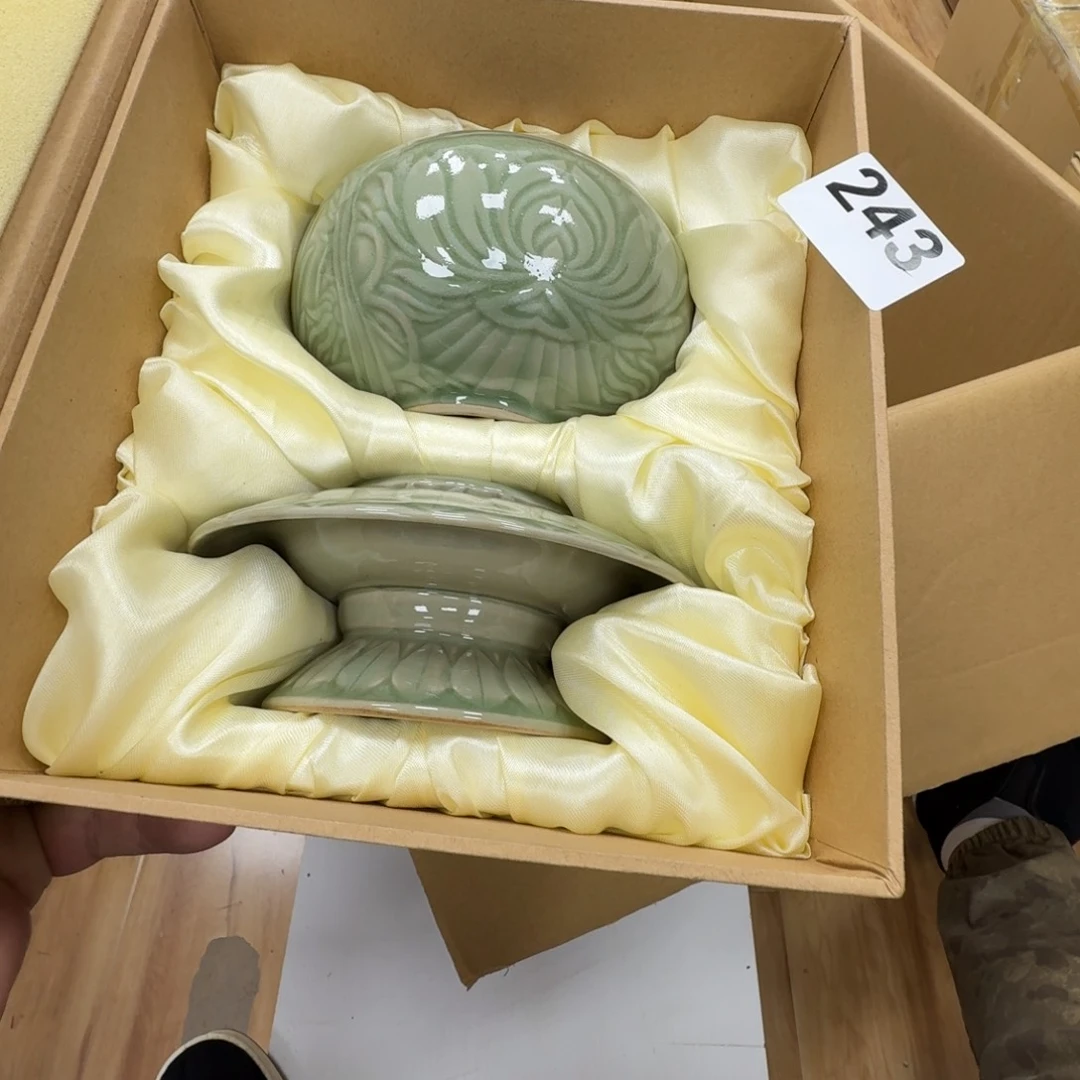 瓷片工艺品摆件瓷器摆件正能量