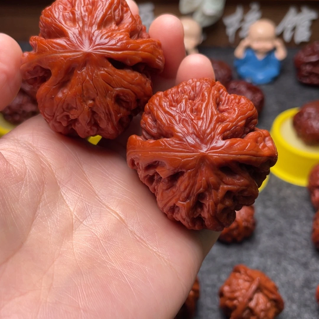 文玩核桃吊坠文玩核桃 手把件 大粗筋 47