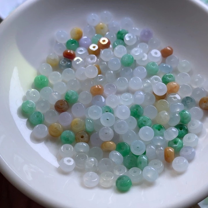散珠翡翠翡翠散珠多样性发货10颗