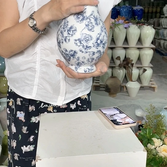 景德镇陶瓷花瓶可水培26