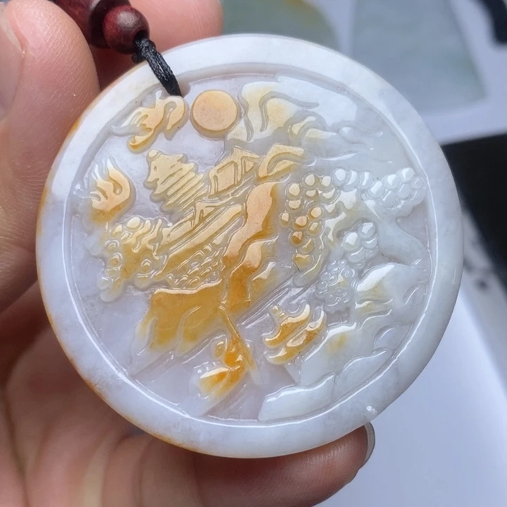 颈饰未镶嵌翡翠翡翠