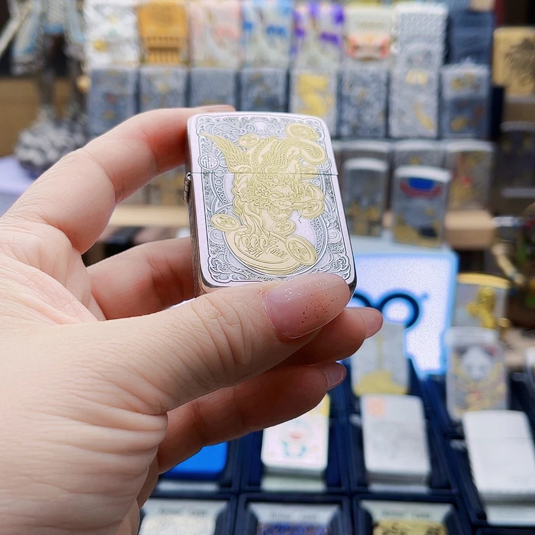 鑫***楼铜钢41包银鎏金貔貅