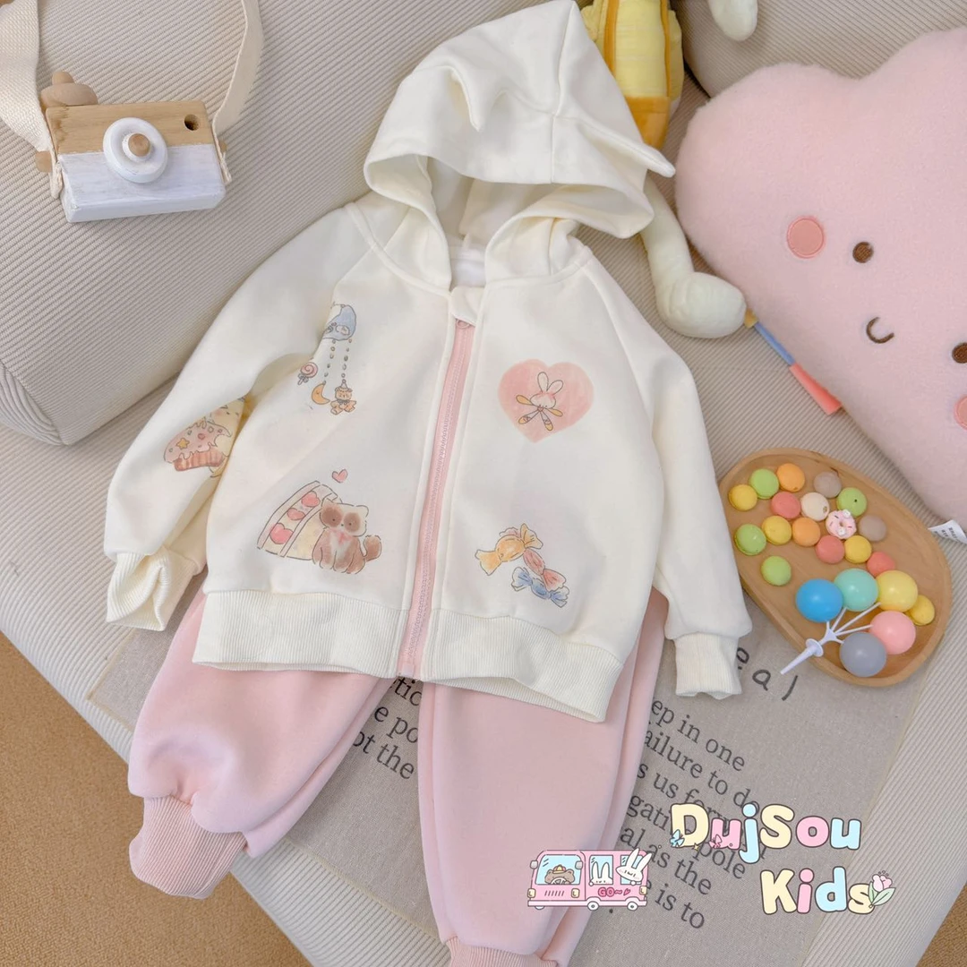 【新疆包邮】春季新款卡通印花套装C011