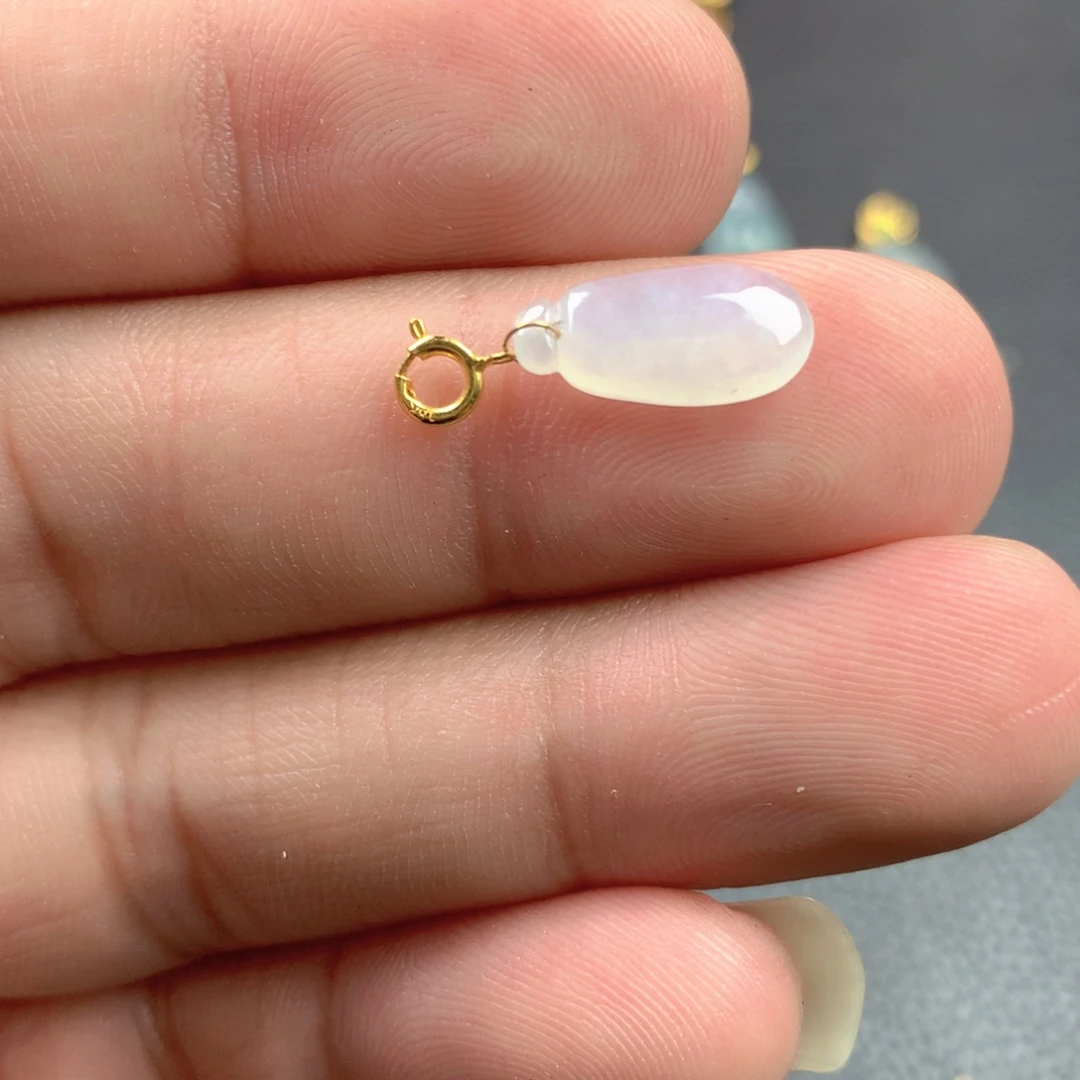 【闪购商品】颈饰18K金镶嵌翡翠翡翠