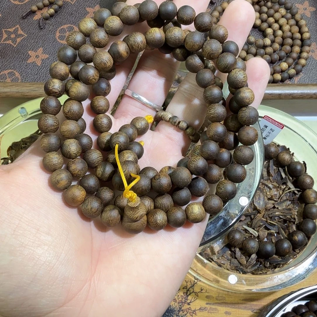 快***…沉香手串圆珠多圈08-33