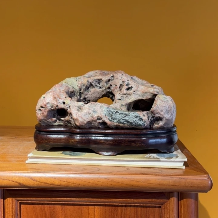 乐*太湖石金陵红点香石