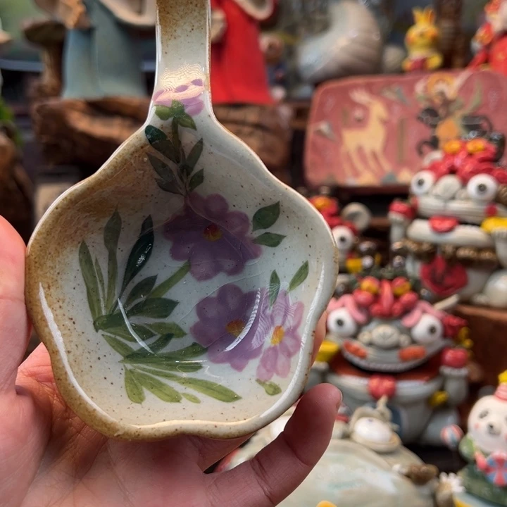 陶摆件小镇青花每日有新品