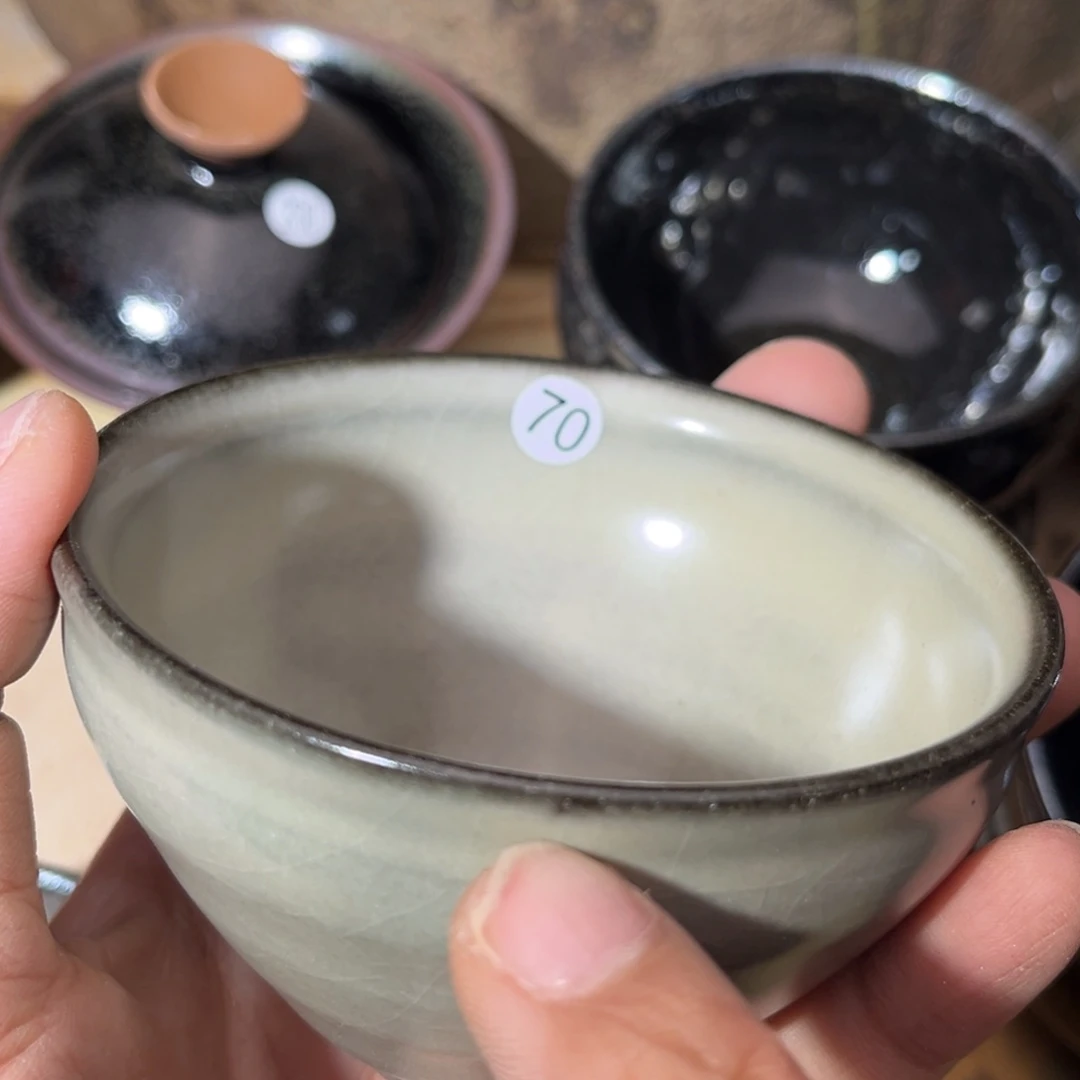 茶盏义兴龙窑坚持真柴烧微瑕