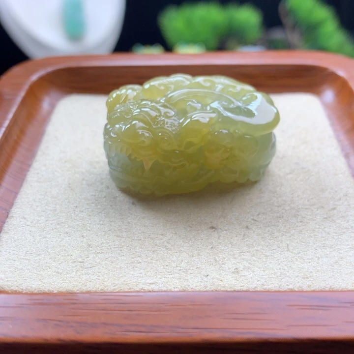 翡翠未镶嵌颈饰貔貅28