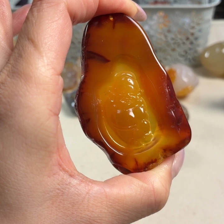 玛瑙/玉髓未镶嵌吊坠(不含链)