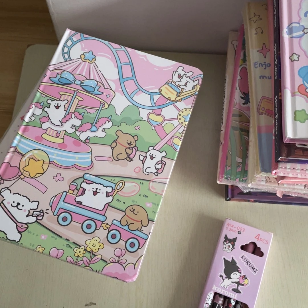 小狗笔记本两本加笔