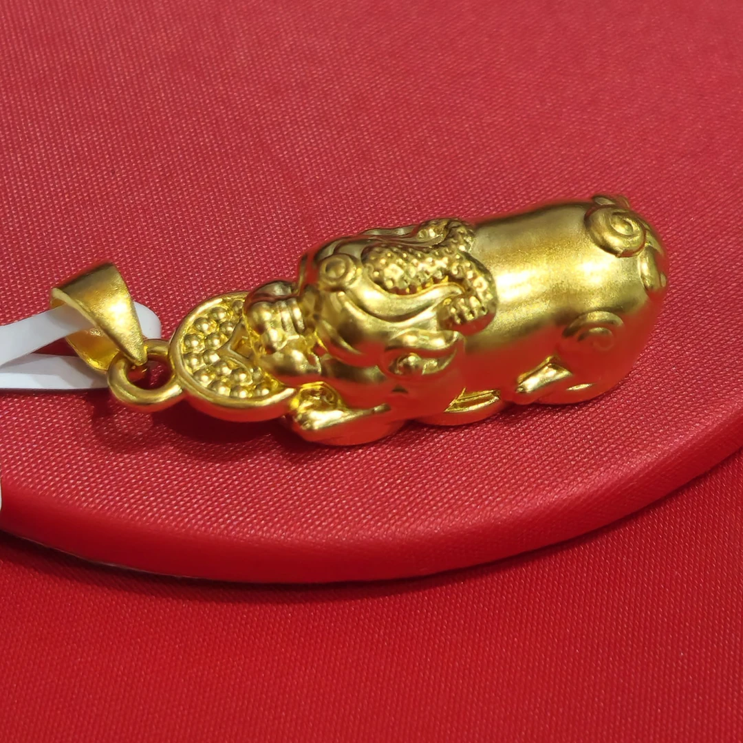 【夏夏专享】足金999饰品 貔貅吊坠 GP 1.62