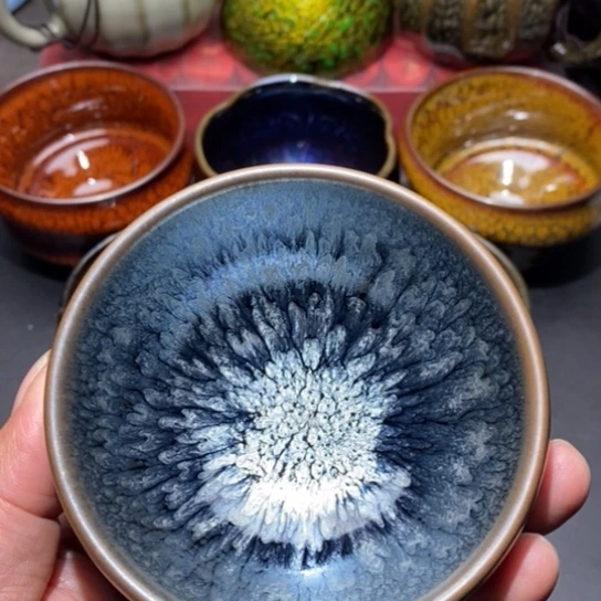 茶盏建盏主人杯茶壶盖碗品茗杯