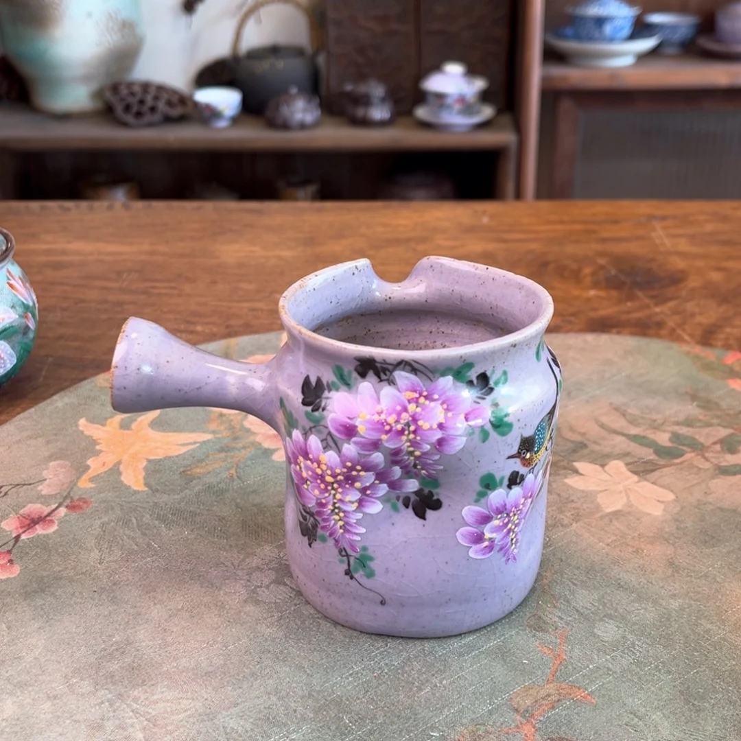 杯柴烧手工手绘陶瓷