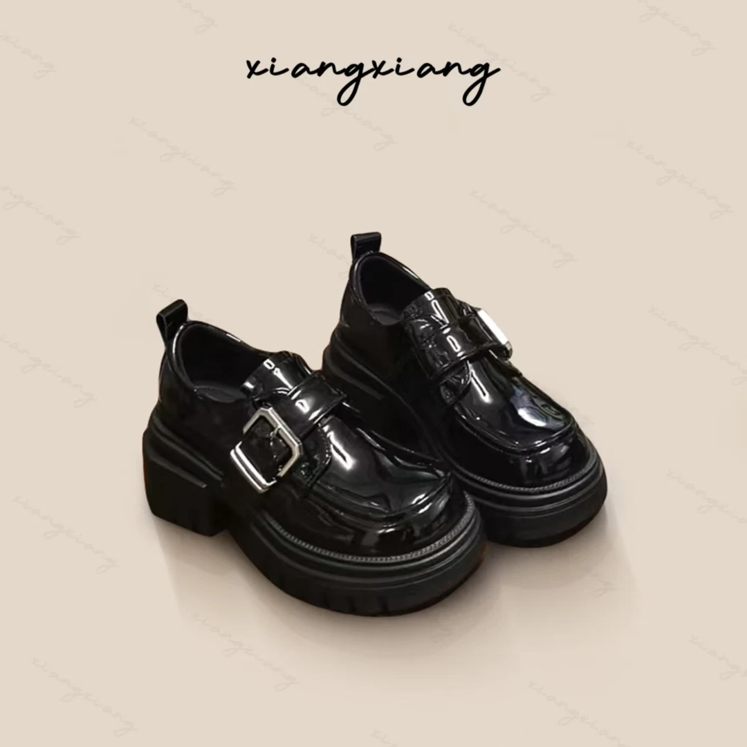 【香香专属】英伦风厚底时尚休闲百搭乐福鞋7988-2 跟高6.5cm