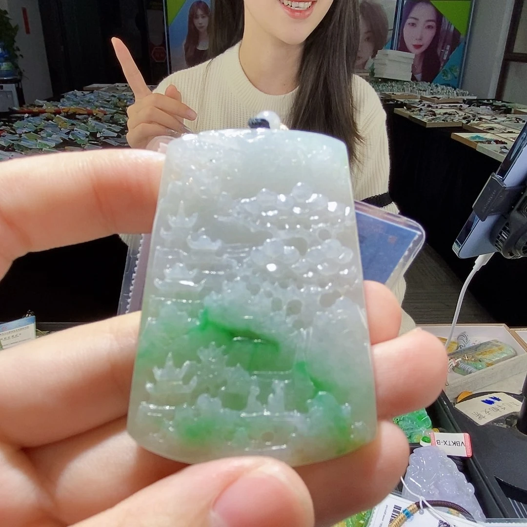颈饰未镶嵌翡翠翡翠
