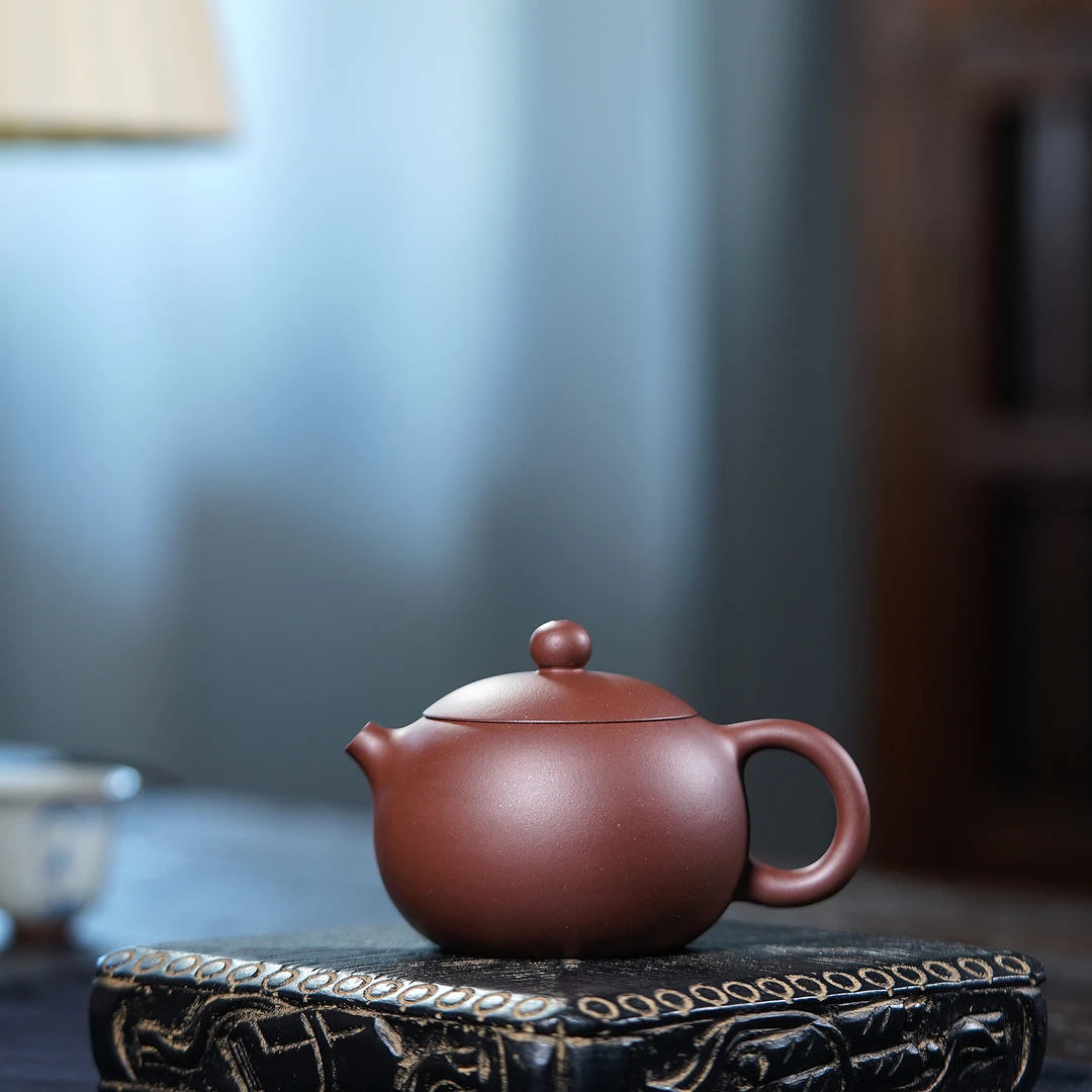 黄龙山原矿零添加清水泥西施壶容量160㏄半手工制作民间艺人