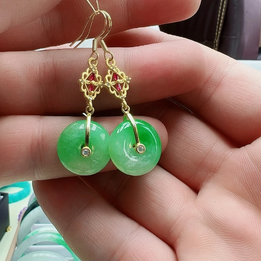 翡翠吊坠(赠链)银S925镶嵌