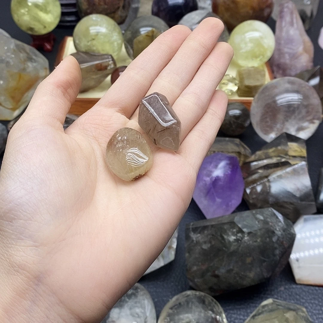 水晶未镶嵌珠宝半成品192水晶石