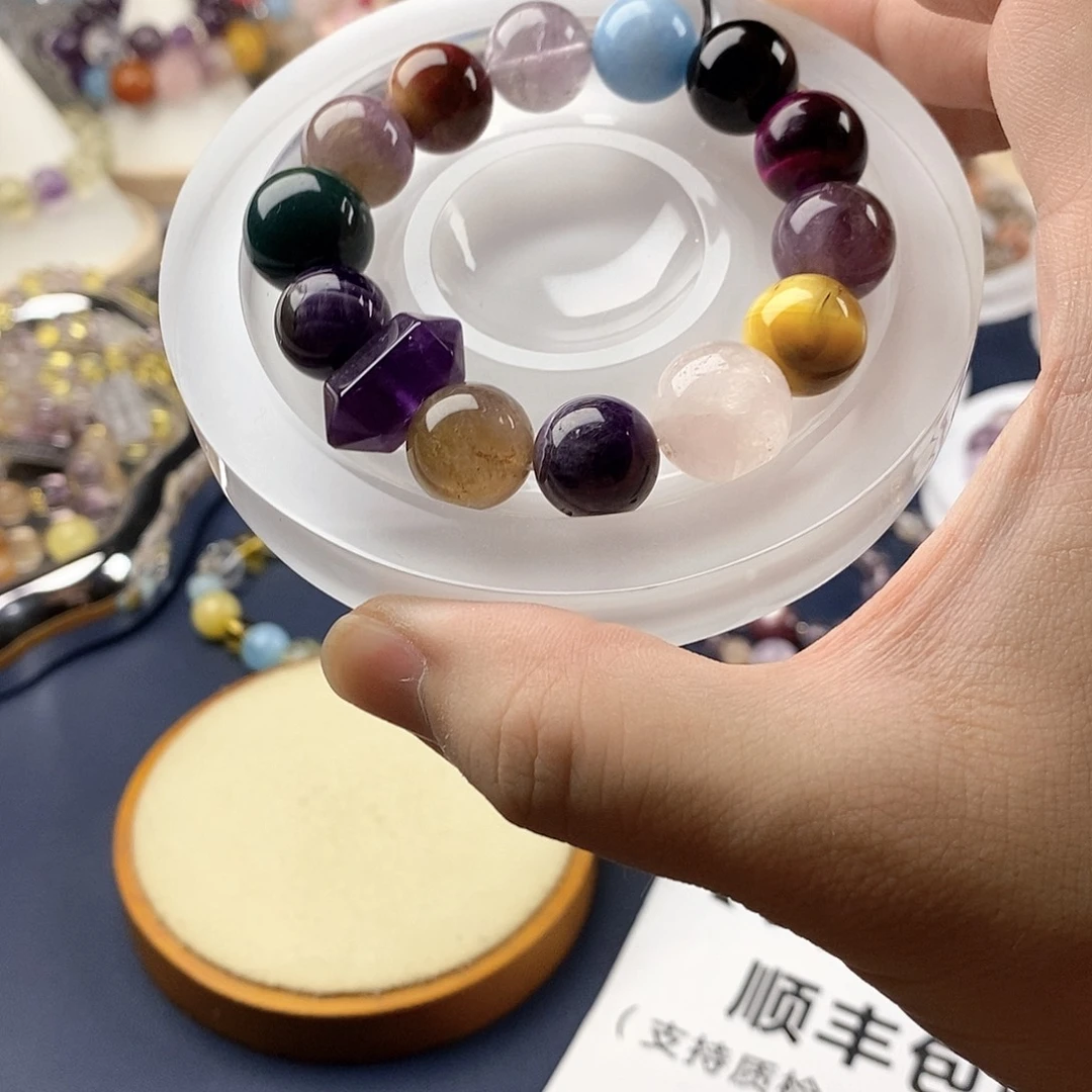 银S925镶嵌手链水晶