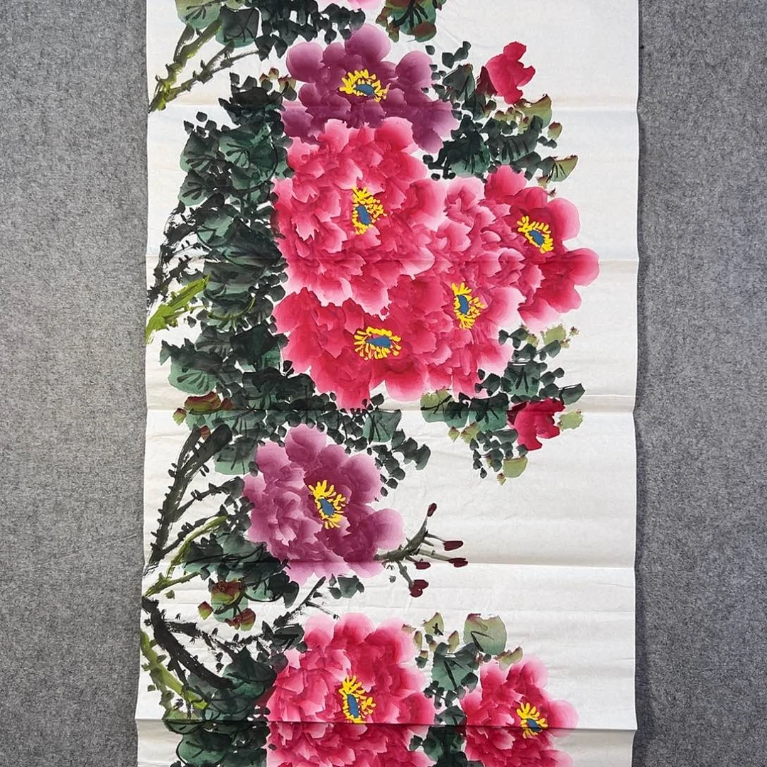 国画215 牡丹花等经济植物和花卉资源