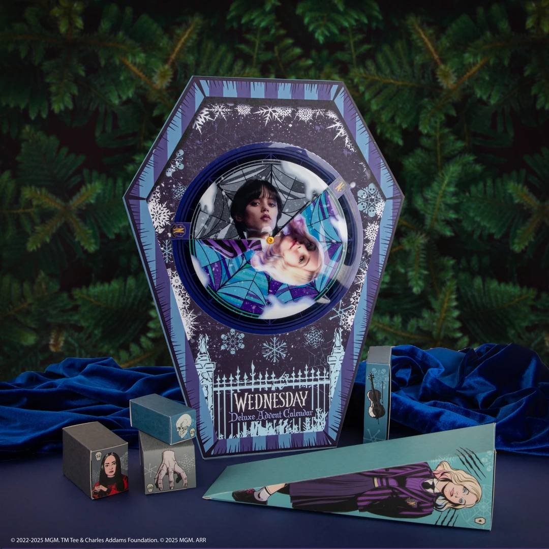 正版Wednesday星期三亚当斯周边圣诞倒数日历盲盒2025限量版礼物
